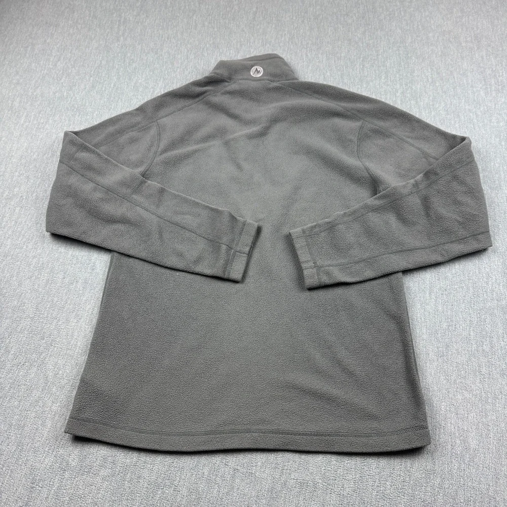 Marmot‎ Sweater Mens Small Gray 1/2 Zip Rocklin Fleece Pullover Knit Outdoors